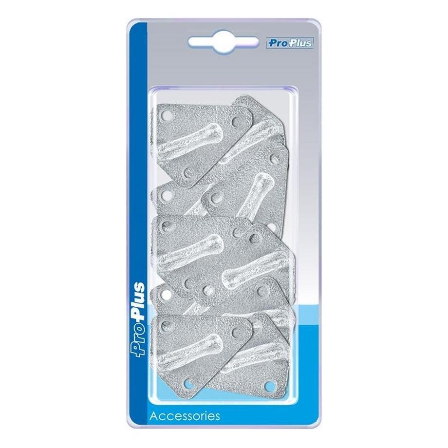 Gancio per corda in metallo 40x45mm 10 pezzi in blister