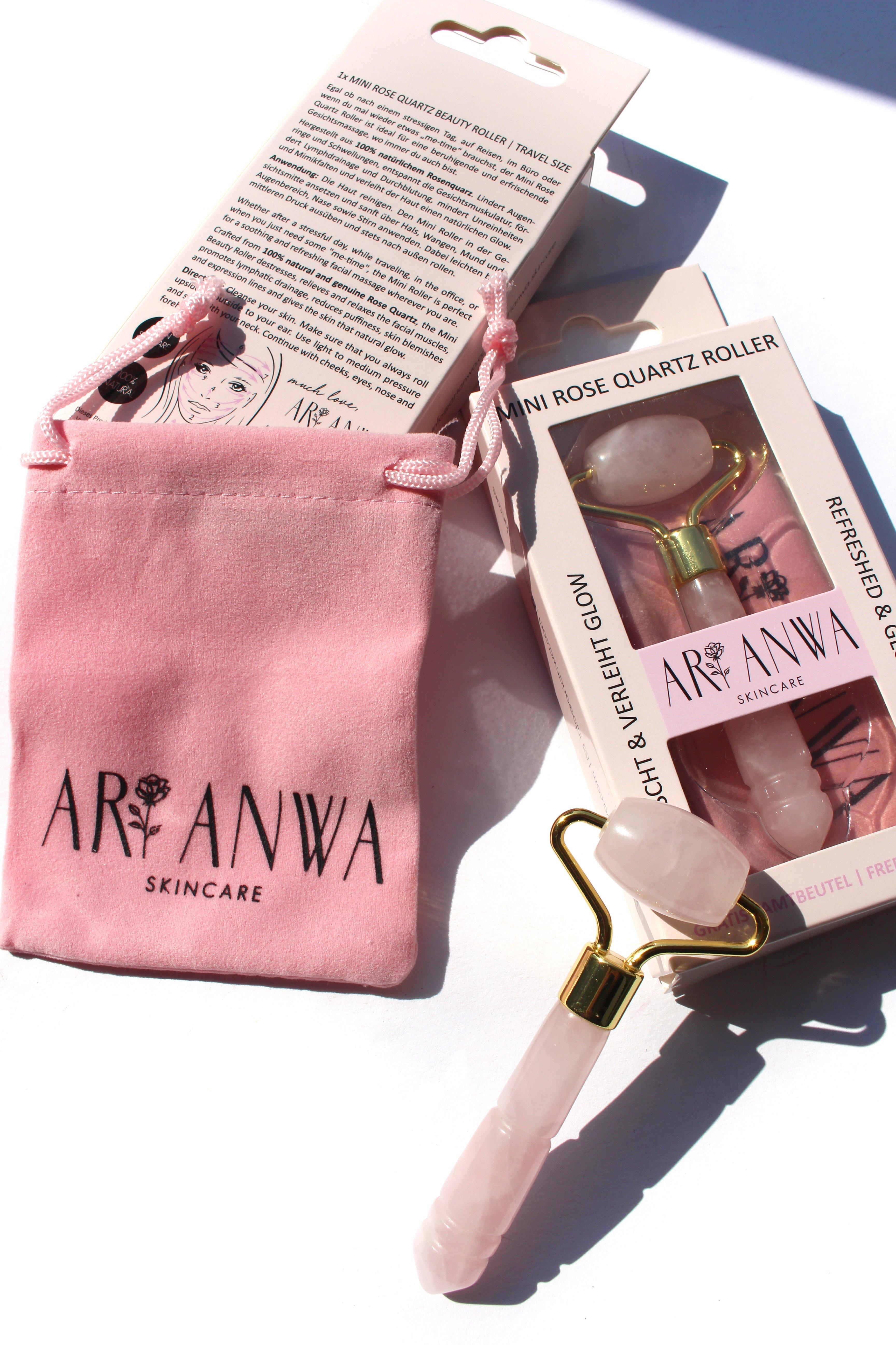 ARI ANWA Skincare  Mini Rouleau Quartz Rose 