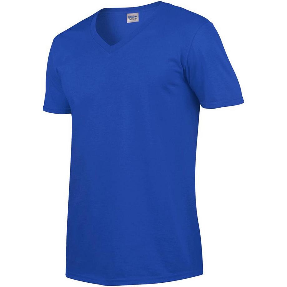 Gildan Maglietta Soft Style Scollata a V Maniche Corte  