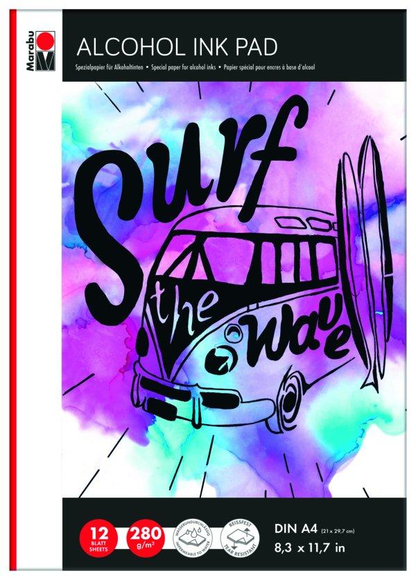 Image of Alcohol Ink Pad Kunstdruckpapierblock 12 Blätter