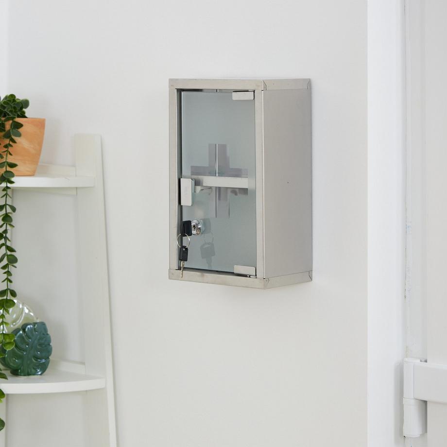 Northix Medikamentenschrank, 2 Fächer  