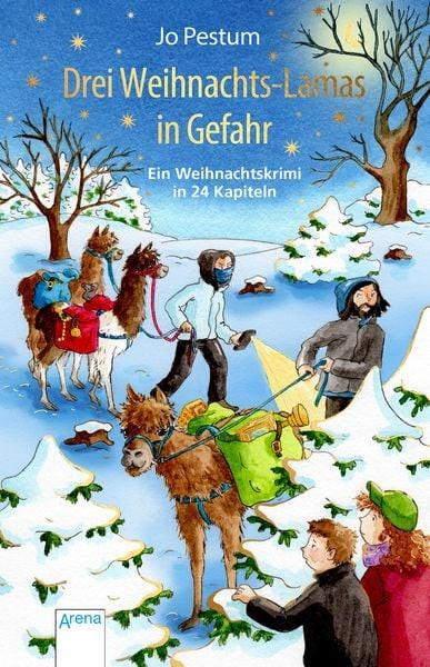 Drei Weihnachts-Lamas in Gefahr Jo Pestum Copertina rigida 