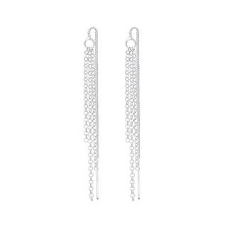 Elli  Ohrringe Trendige Ohrhänger Ketten Durchzieher 