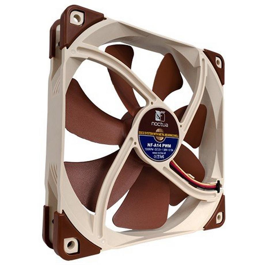 Noctua  NF-A14 PWM Computergehäuse Ventilator 14 cm Braun 