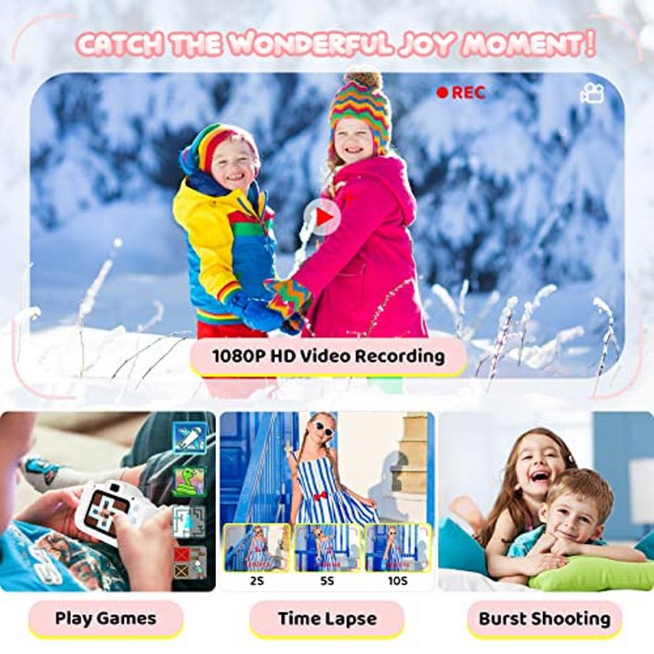 Activity-board  Digitalkamera für Kinder, wasserdichte Action-Kamera 