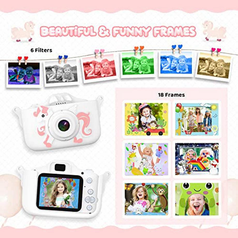 Activity-board  Digitalkamera für Kinder, wasserdichte Action-Kamera 