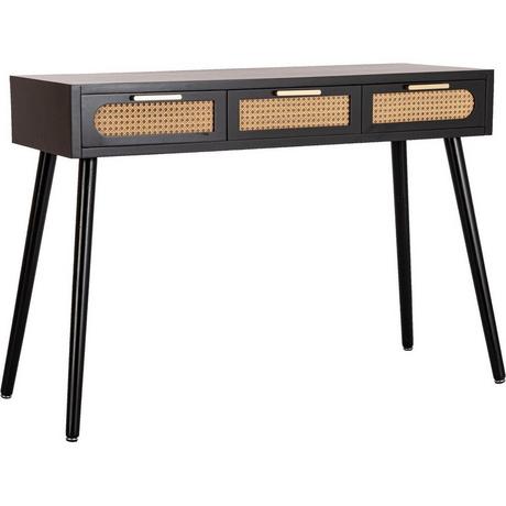 mutoni Table console Josine noir 110x40x78  