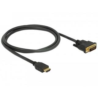 DeLock  DeLOCK 85652 câble vidéo et adaptateur 1 m HDMI Type A (Standard) DVI Noir 