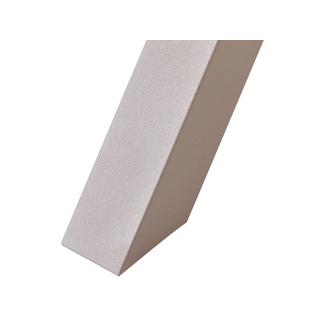 Beliani Tavolo da pranzo da giardino en Alluminio Industriale CASCAIS  