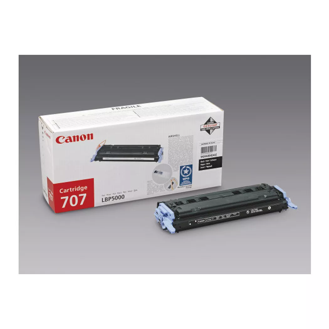 Canon – Toner-Modul 707 schwarz 9424A004 LBP 5000 2500 Seiten, One Size