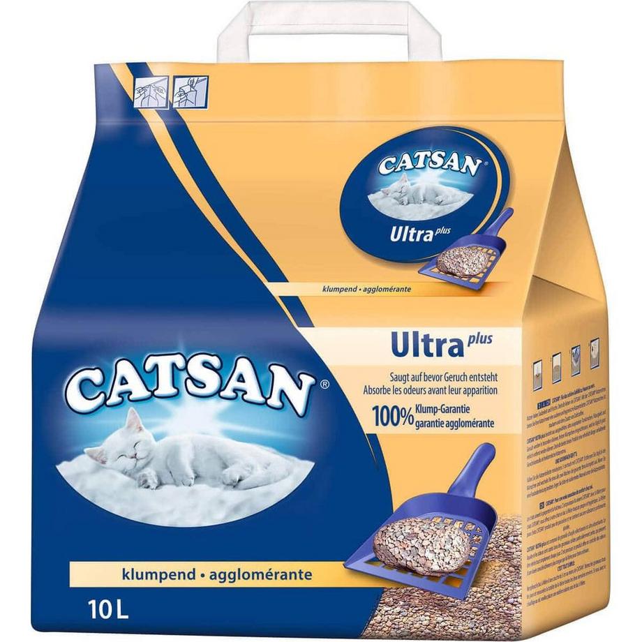 CATSAN  Lettiera per gatti Catsan ULTRA PLUS, 10L 