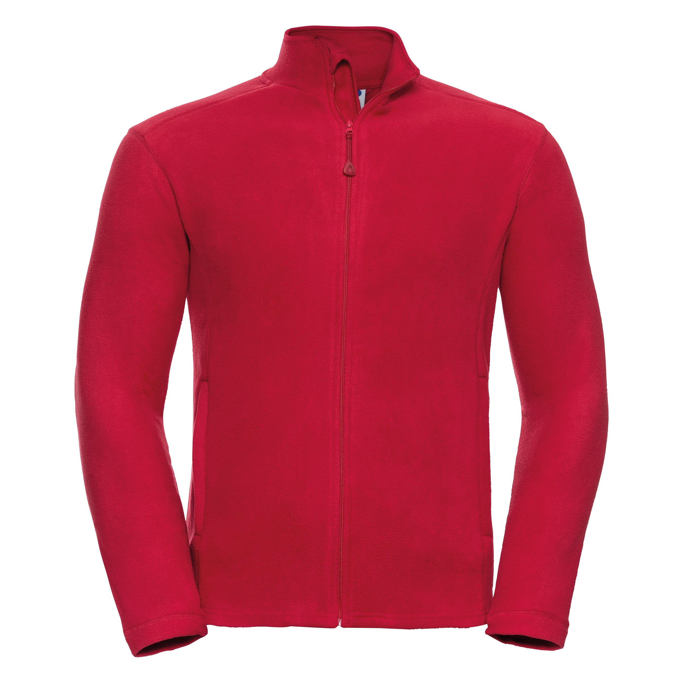 Image of Europe Mikrofleece Jacke Herren Rot Bunt S
