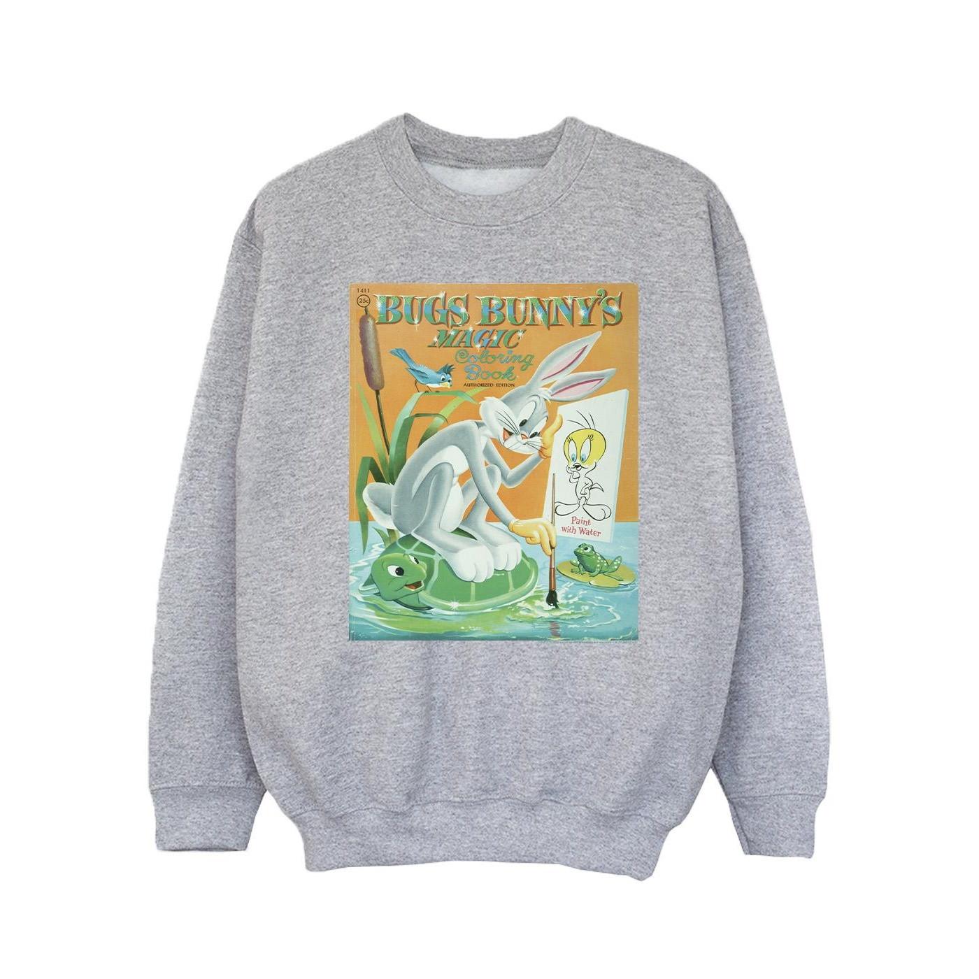 Image of Bugs Bunny Colouring Book Sweatshirt Mädchen Grau 152-158