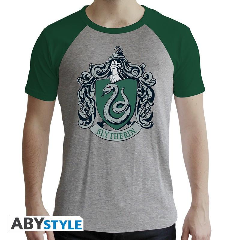 Image of T-shirt - Harry Potter - Haus Slytherin Herren Grün M