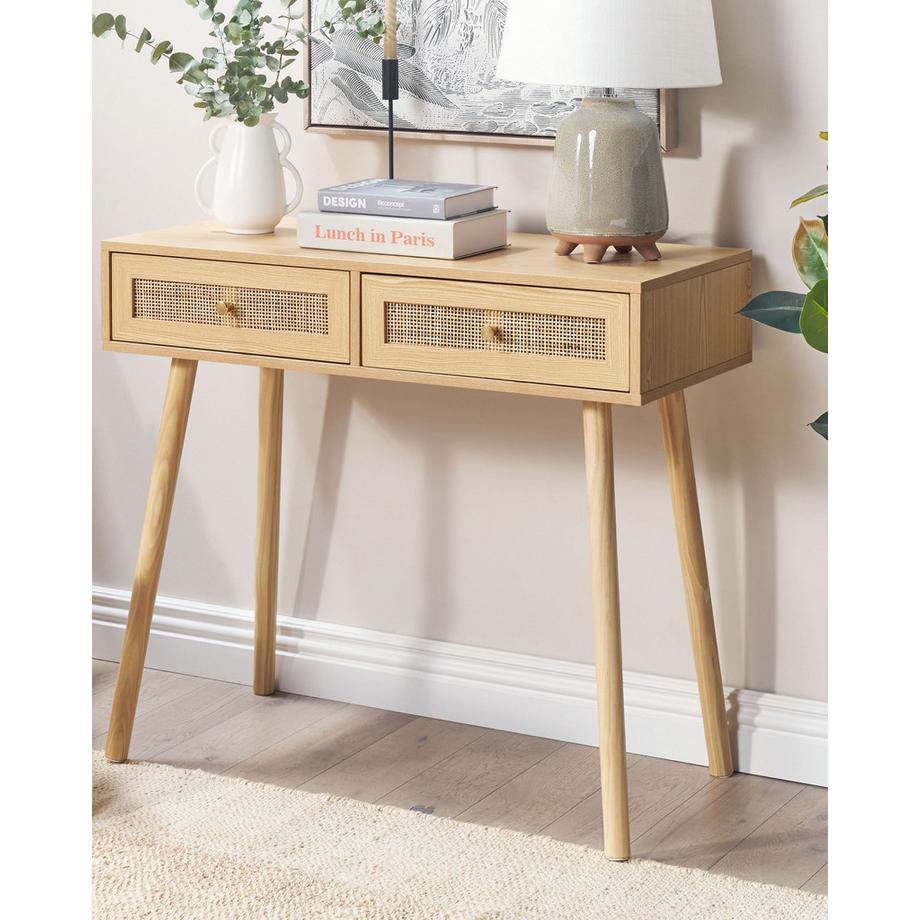 Beliani Tavolino consolle en Pannello di fibre (LDF) Classico ODELL  