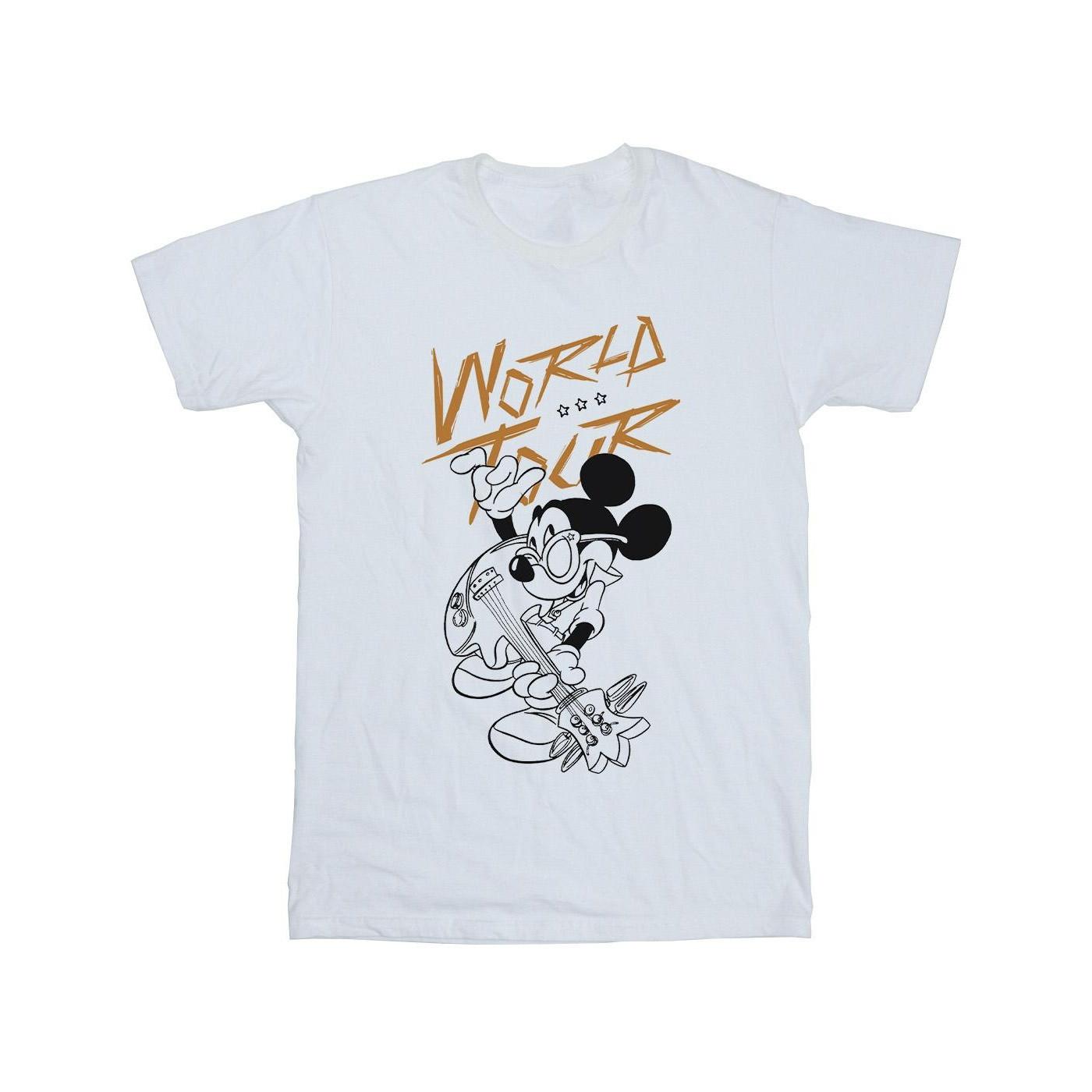 Image of Mickey Mouse World Tour Line Tshirt Mädchen Weiss 140/146