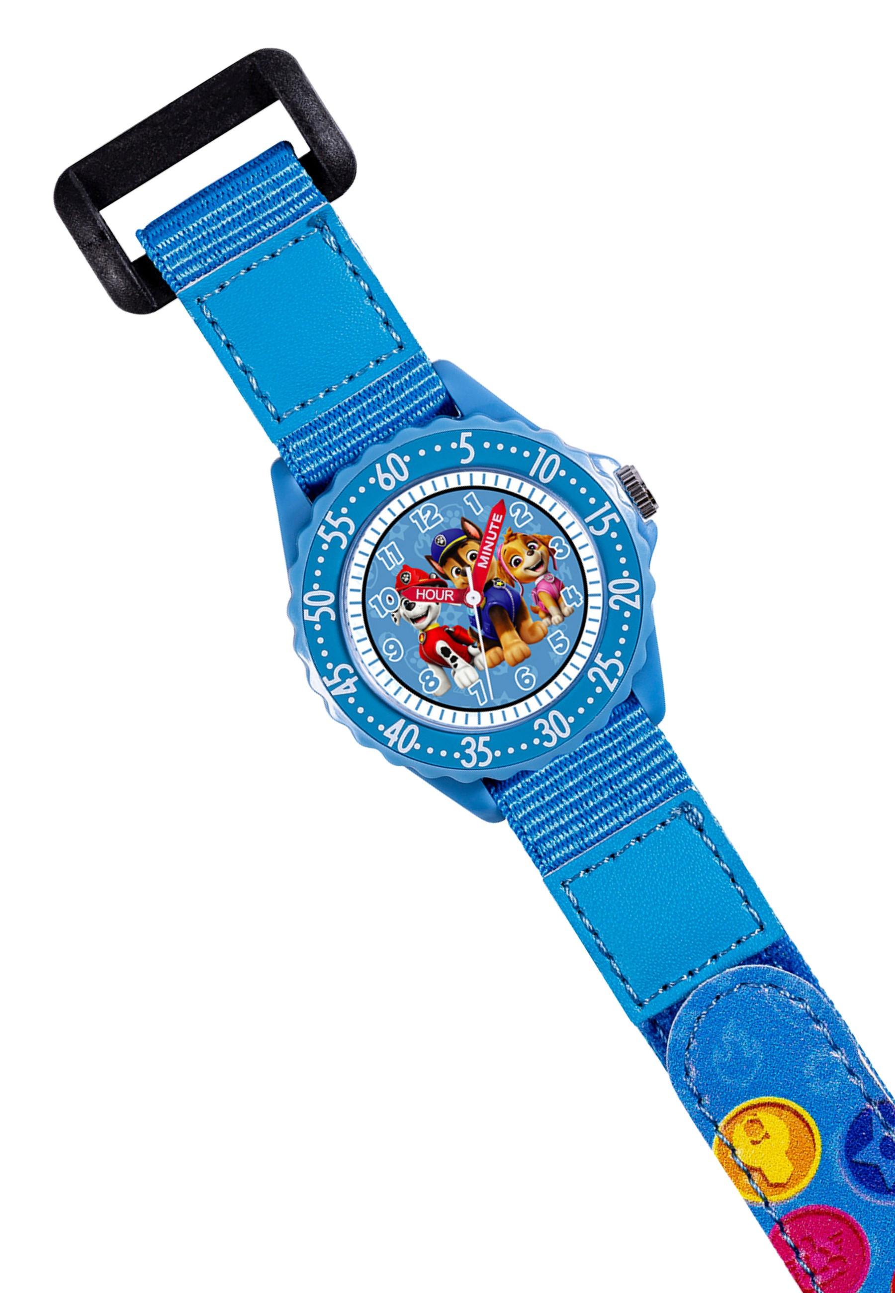 Disney  Paw Patrol "Zeit-Lehrer" Uhr mit Stoffarmband 