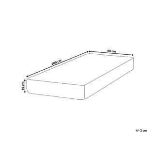 Beliani Matelas à mémoire de forme en Mousse de polyuréthane PETITE  