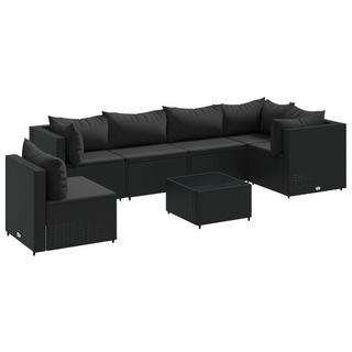 VidaXL set salotto da giardino Polirattan  