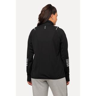 Ulla Popken  2-in-1-Funktionsjacke, Ärmel abnehmbar, Stehkragen 