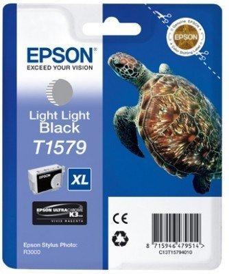 EPSON  EPSON Tintenpatrone light lig. schw. T157940 Stylus Photo R3000 26ml 