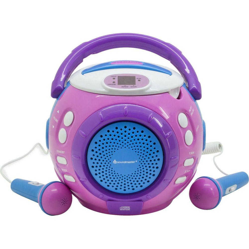 soundmaster  mp3 player kcd1600 pink 