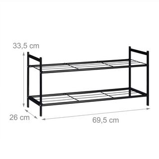 B2X Étagère à chaussures à 2 niveaux  