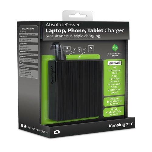 Kensington  Kensington AbsolutePower™ Laptop, Phone, Tablet Charger 