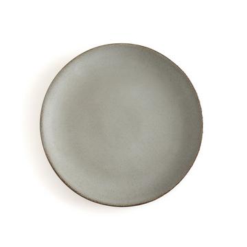 Lot de 4 assiettes plates grès