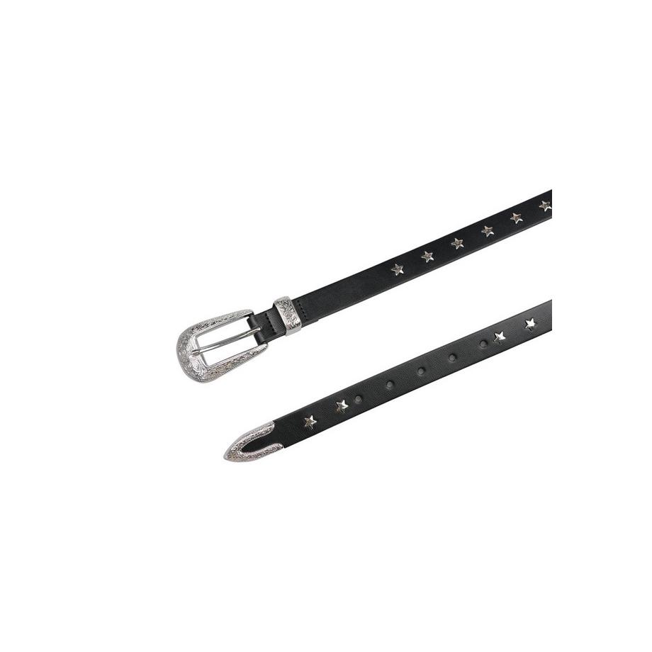 AVANT-GARDE PARIS  Ceinture fine rétro noire 