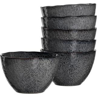 LEONARDO Schale Matera 980ml Anthrazit 6 Stück, HxD: 10x15cm, Vol: 980ml, Keramik  