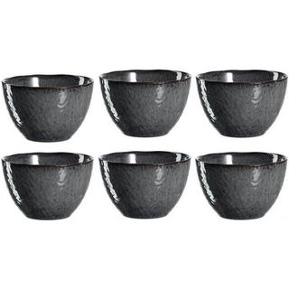 LEONARDO Schale Matera 980ml Anthrazit 6 Stück, HxD: 10x15cm, Vol: 980ml, Keramik  