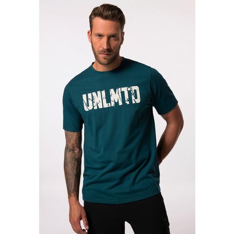 JP1880  T-shirt per il fitness con stampa UNLMTD, mezze maniche e tecnologia QuickDry, fino alla tg. 7XL 