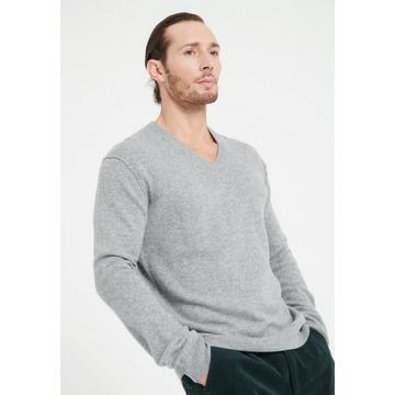 LUKE 11 Maglione con scollo a V - 100% cashmere
