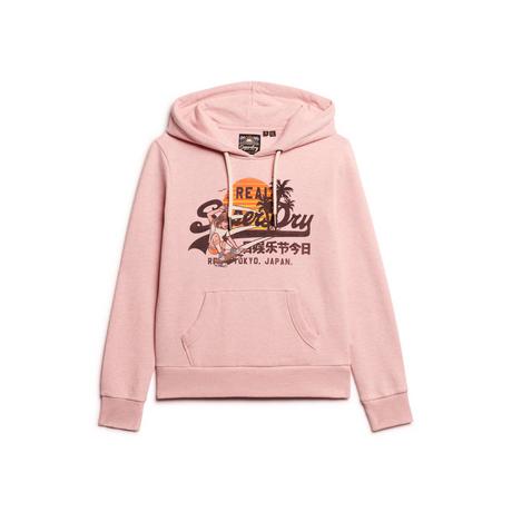 Superdry  felpa con cappuccio con motivo femminile 