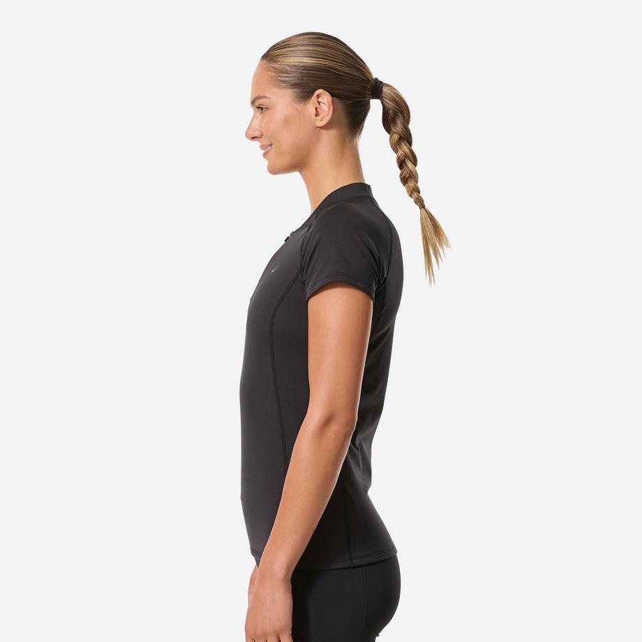 DECATHLON  T-shirt aquafitness femme manches courtes 