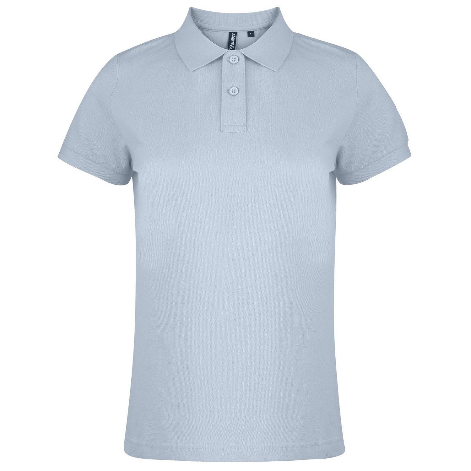 Image of Poloshirt, Kurzarm Damen Hellblau M