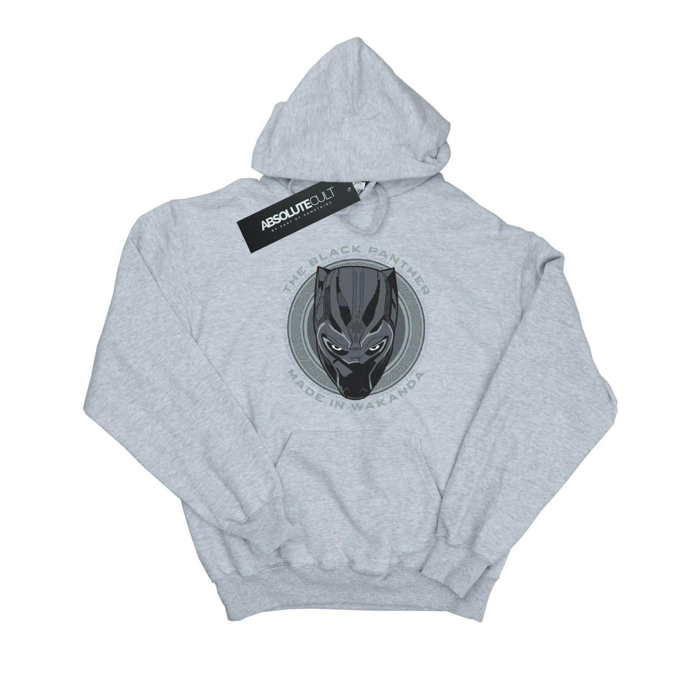 Image of Black Panther Made In Wakanda Kapuzenpullover Jungen Grau 152-158