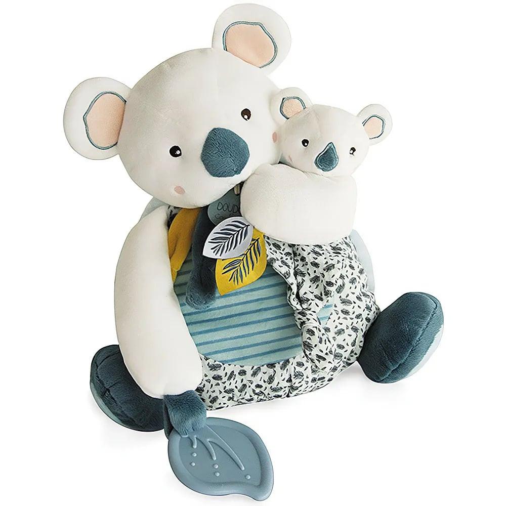 Image of Koala mit Baby & Beissring (25cm) Weiss