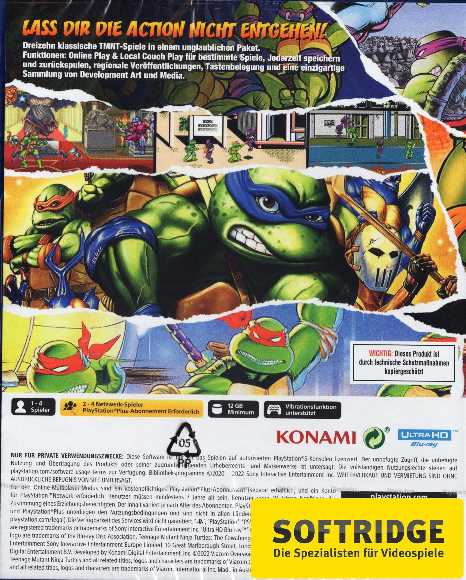 KONAMI  Teenage Mutant Ninja Turtles: The Cowabunga Collection 