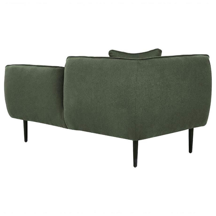 Beliani Linksseitige Chaiselongue aus Bouclé  CHEVANNES  