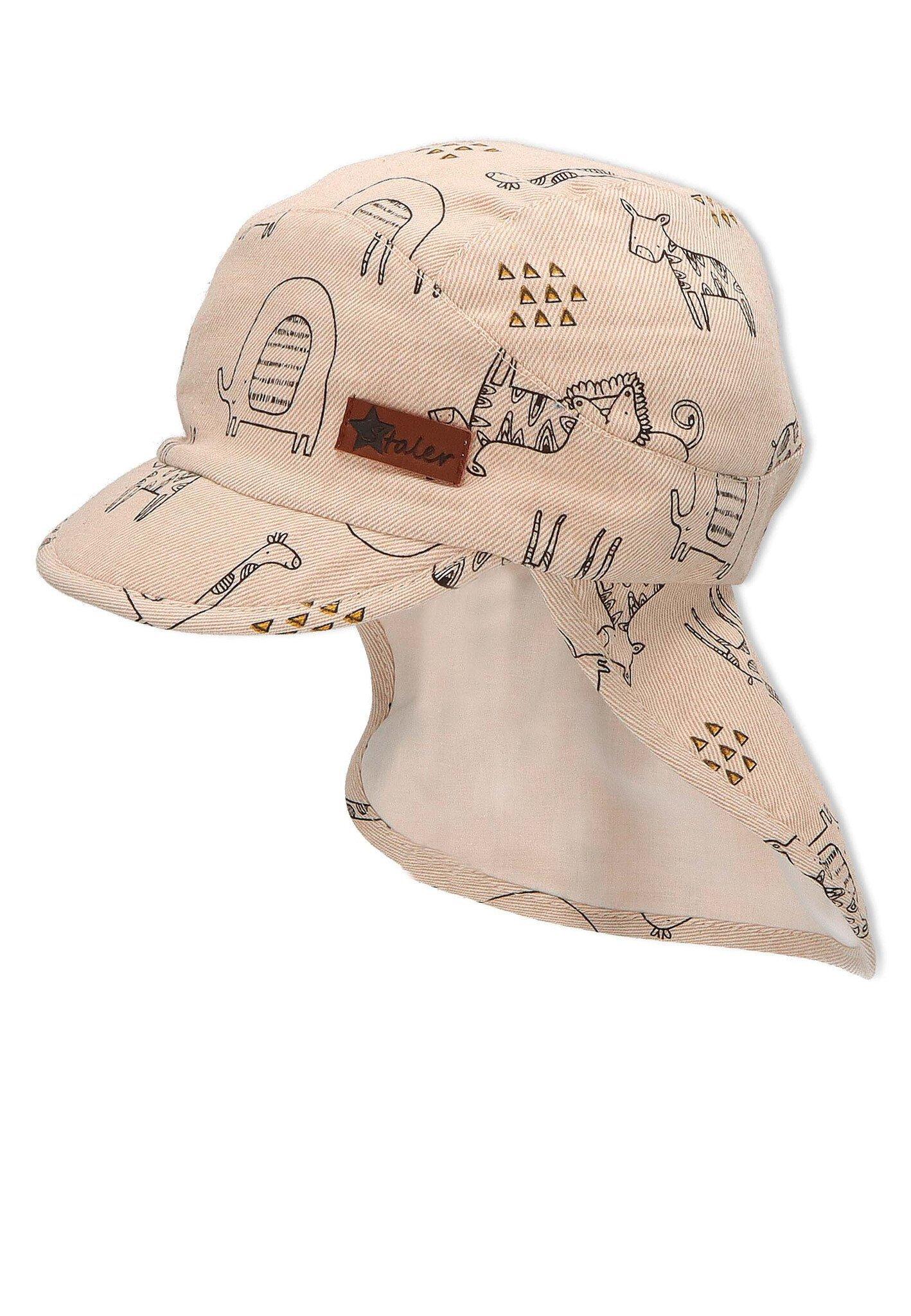 Image of Jungen Schirmmütze Mit Nackenschutz Safari Uv 50+ Jungen Beige 55