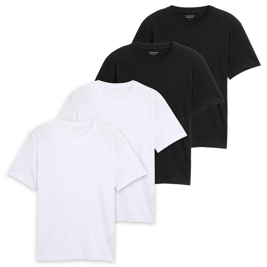 T-shirt  Pack de 4 Confortable à porter-Multi Pack Crew Neck Tee