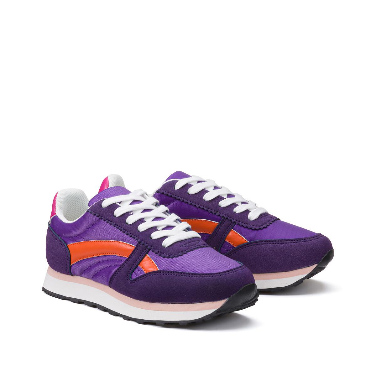 Image of Running-sneakers Im Retro-stil Damen Violett 36