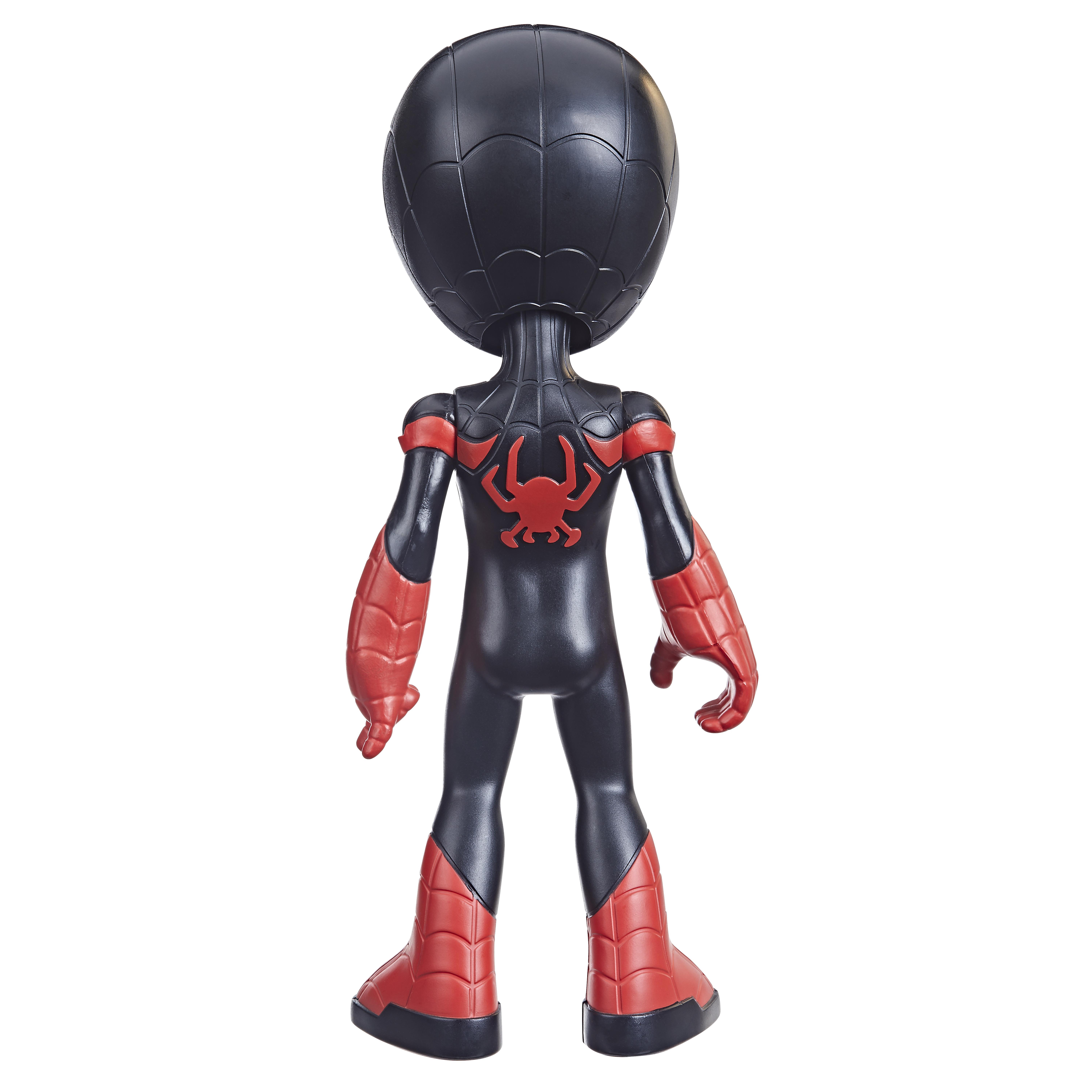 Hasbro  Marvel Spidey e I Suoi Fantastici Amici, mega Miles Morales, action figure da 22,5 cm, giocattolo per età prescolare, dai 3 anni in su 