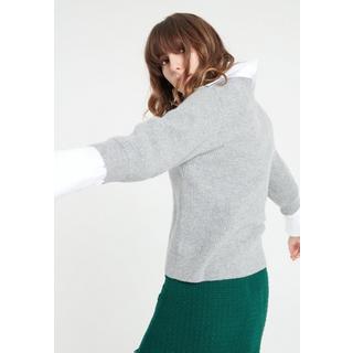 Studio Cashmere8  MIA 13 Strickjacke mit V-Ausschnitt und kurzen Ärmeln - 100% Kaschmir 