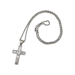 HEBE JEWELS  Kreuz Kette mit Zirkonia 