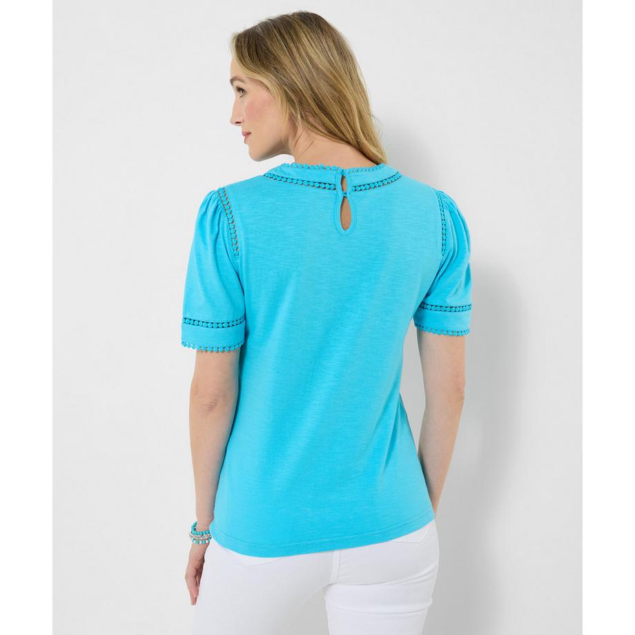 Joe Browns T-shirt Jersey Col Rond Détails Découpes  