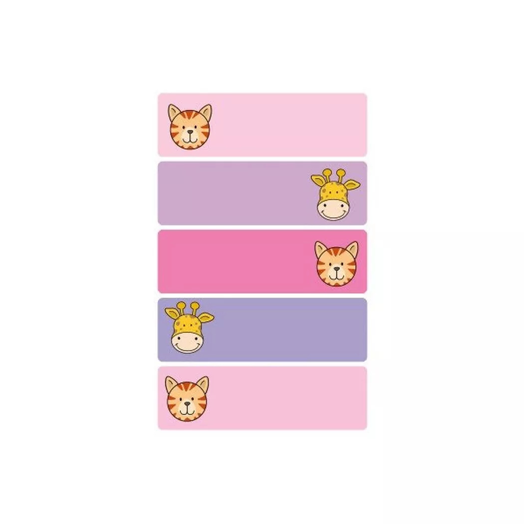 Z-DESIGN -  Sticker Tiere 8.4x16cm 59667Z farbig 2 Bogen, Bogen
