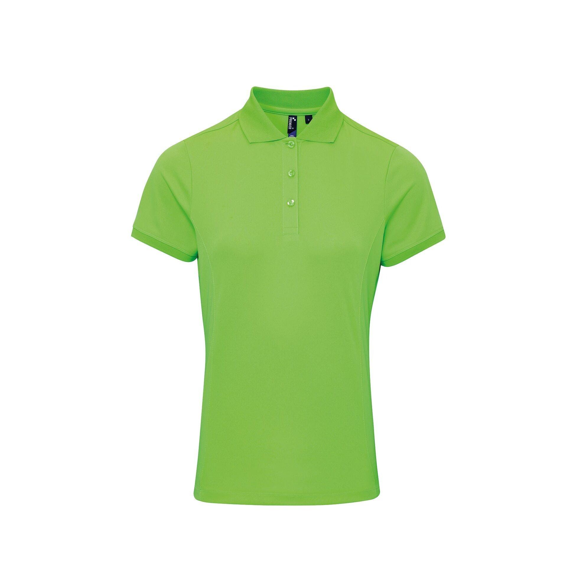 Image of Coolchecker Piqué Poloshirt Polohemd, Kurzarm Damen Grün L